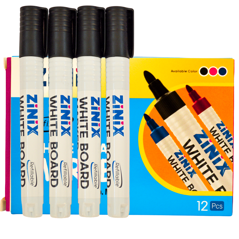 Board_Marker_Black.png Refillable Whiteboard Marker (1*12) - Image 1