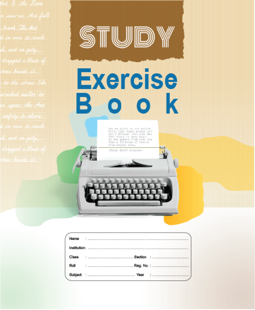 EB212.png Study Exercise Book English (Small/84 pages) - Image 1