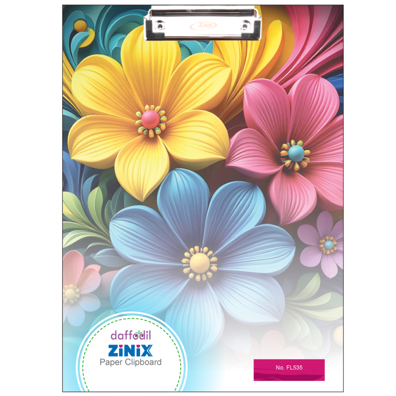 FL535.png Zinix Paper Clipboard (Daffodil) - Image 1