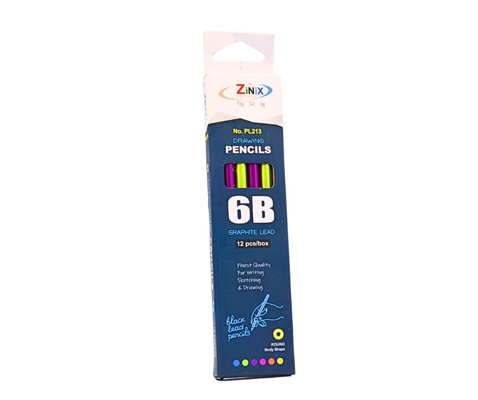 Zinix-6B-Graphite-Lead-Pencil-1.png Zinix 6B Graphite Lead (1*12) - Image 1