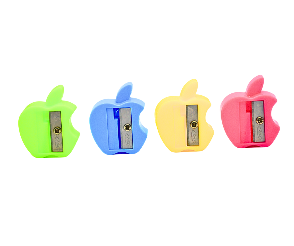 Zinix-Appale-Shape-Pencil-Sharpner-3.png Zinix Apple Shape Pencil Sharpener - Image 1