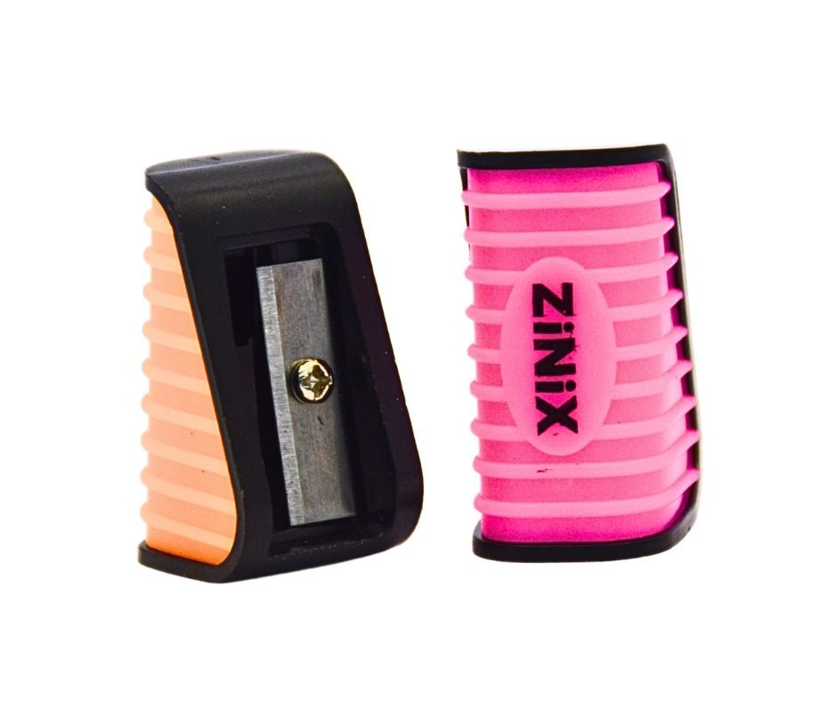 Zinix-Rubber-Coating-Pencil-Sharpner-3.jpg Zinix Rubber Coating Pencil Sharpener - Image 1